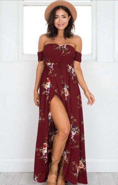 Robe Longue Bohème Femme Plage