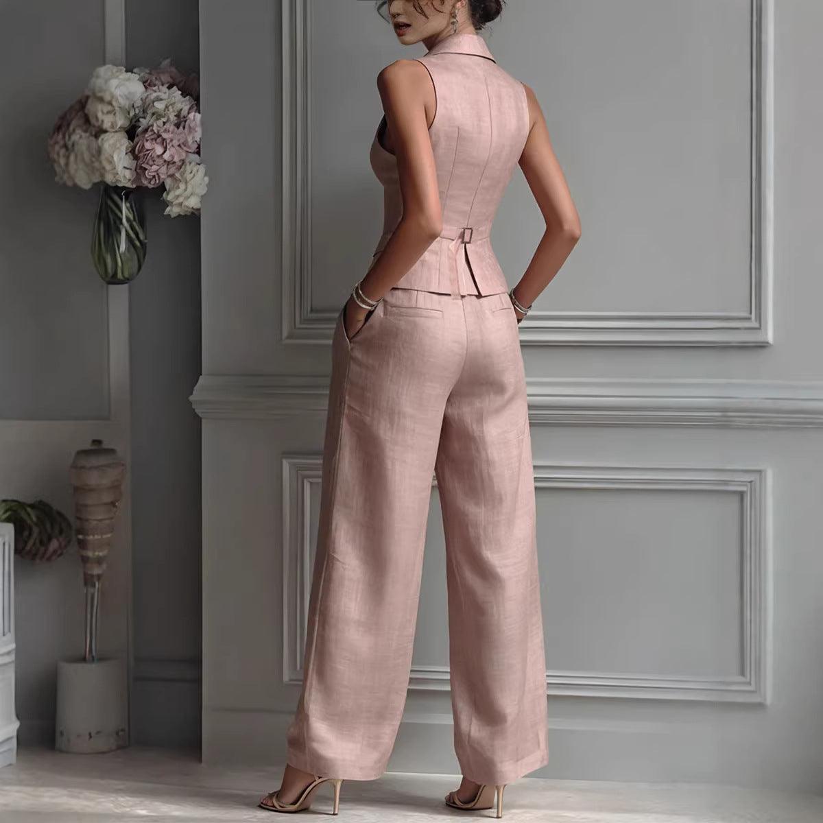 Ensemble Co-ord Débardeur & Pantalon Femme — Casual Chic Estival