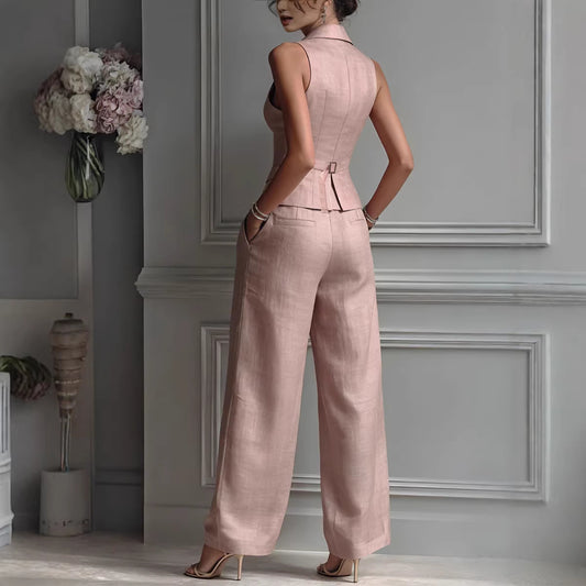 Ensemble Co-ord Débardeur & Pantalon Femme — Casual Chic Estival