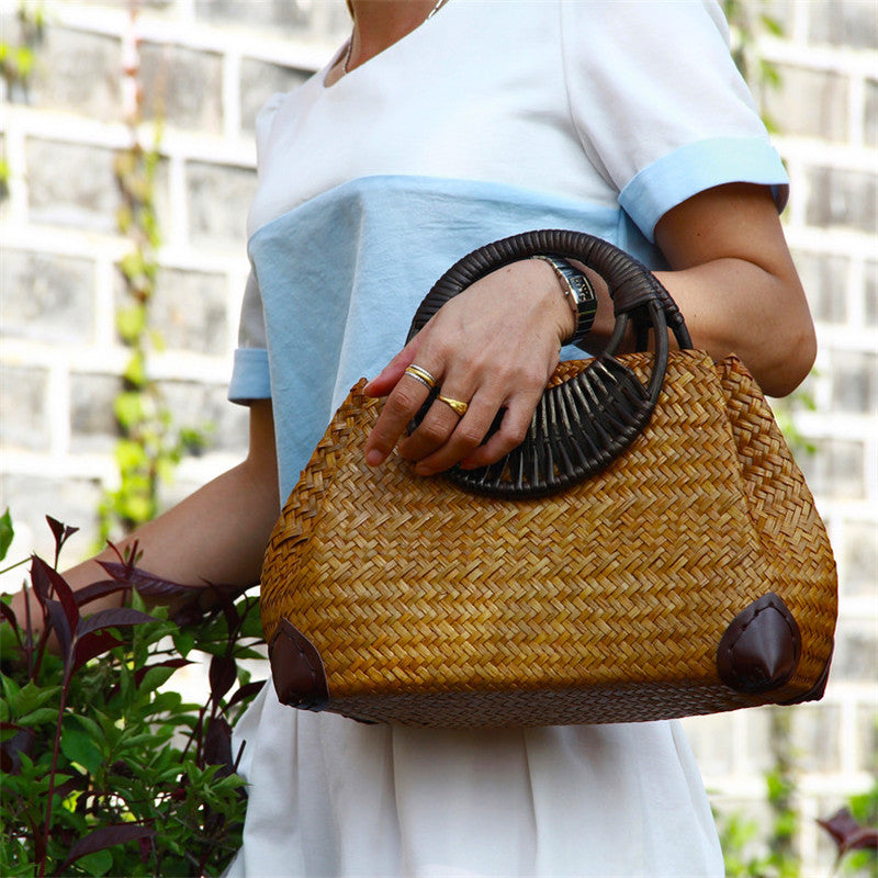 Sac en Rotin Femme Fait Main