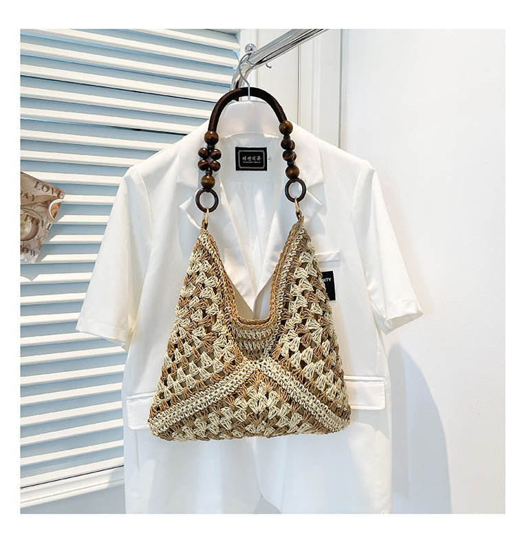 Panier Tressé Femme Plage