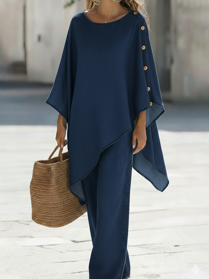 Ensemble Top Loose & Pantalon Femme Été
