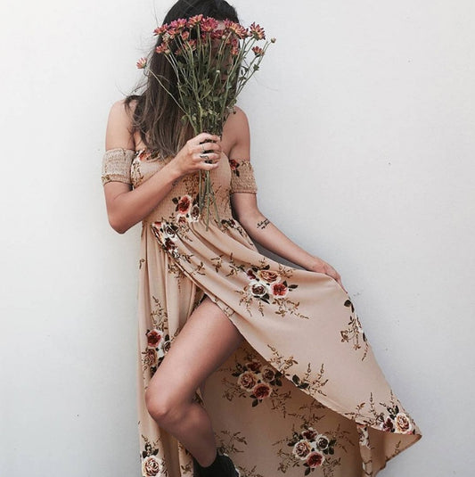 Robe Longue Bohème Femme Plage
