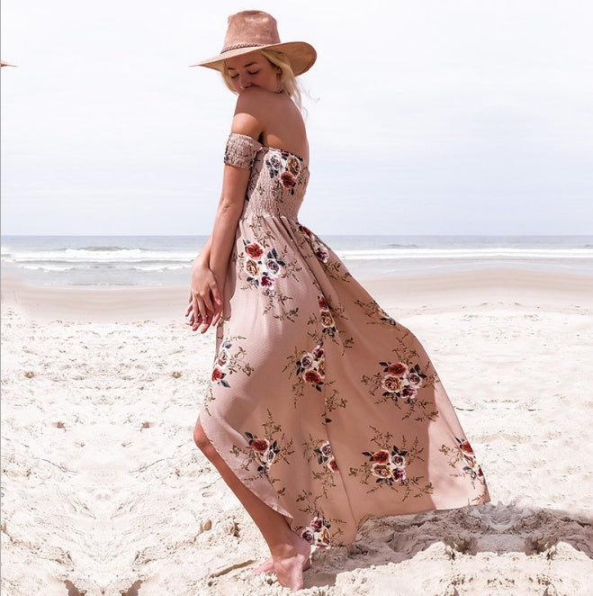 Robe Longue Bohème Femme Plage