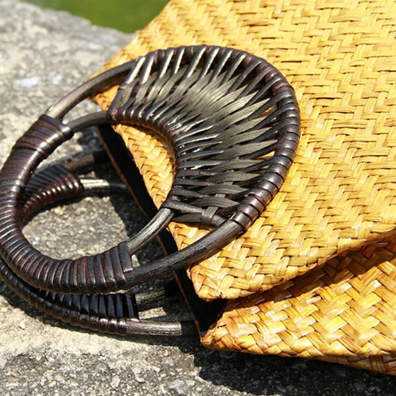 Sac en Rotin Femme Fait Main