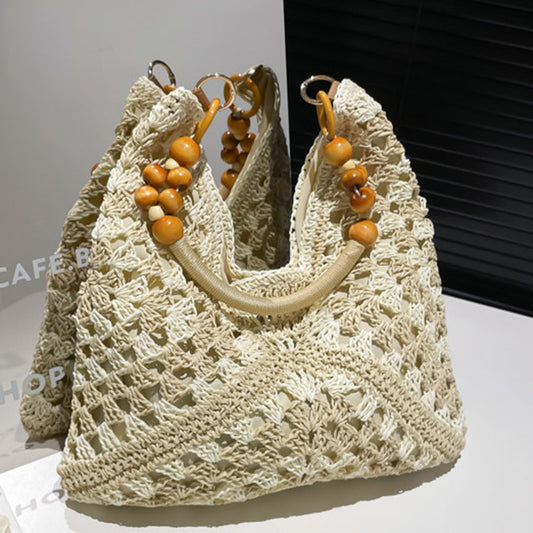 Panier Tressé Femme Plage