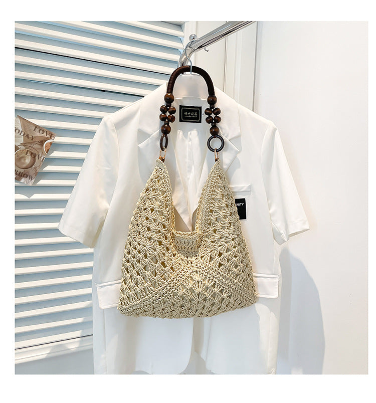 Panier Tressé Femme Plage