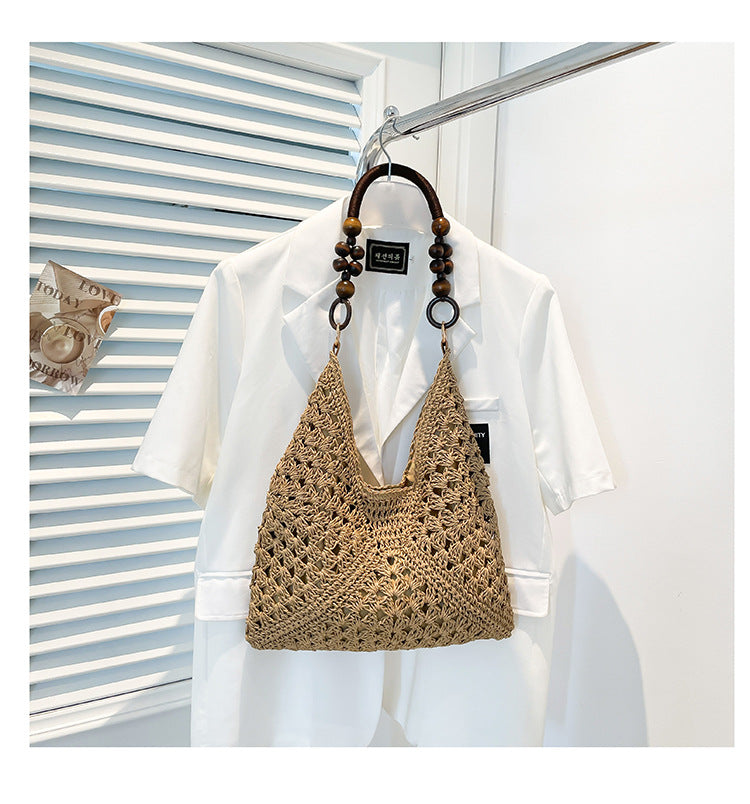 Panier Tressé Femme Plage